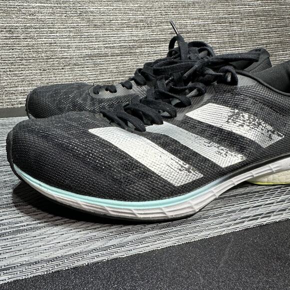 Adidas Adizero Adios 5 Running Shoes Boost FY0344 Black White Women's 10.5 - Picture 3 of 16